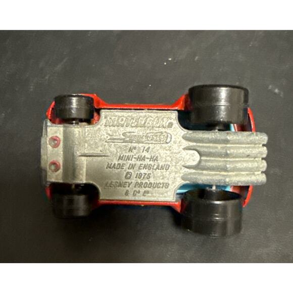 Matchbox Superfast No. 14 Mini Ha Ha Made in England Lesney 1975 Mini Cooper - Picture 7 of 7